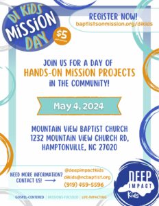 CHILDRENS MISSION DAY!! @ Mountain View Baptist Church