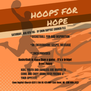 HOOPS FOR HOPE @ Enon Baptist Church
